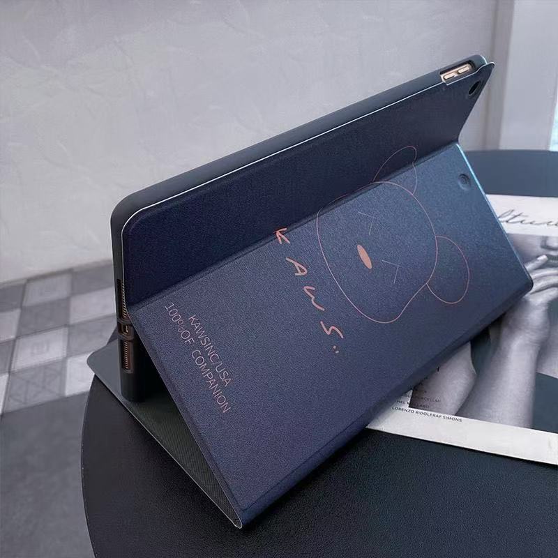 Kaws ipad air7 11inch 13inch 2025 6 5 4 3 case hulle ipad pro 2024 Leather