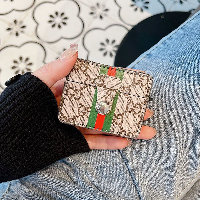gucci  AirPods 4 3 2 pro2 Case leather
