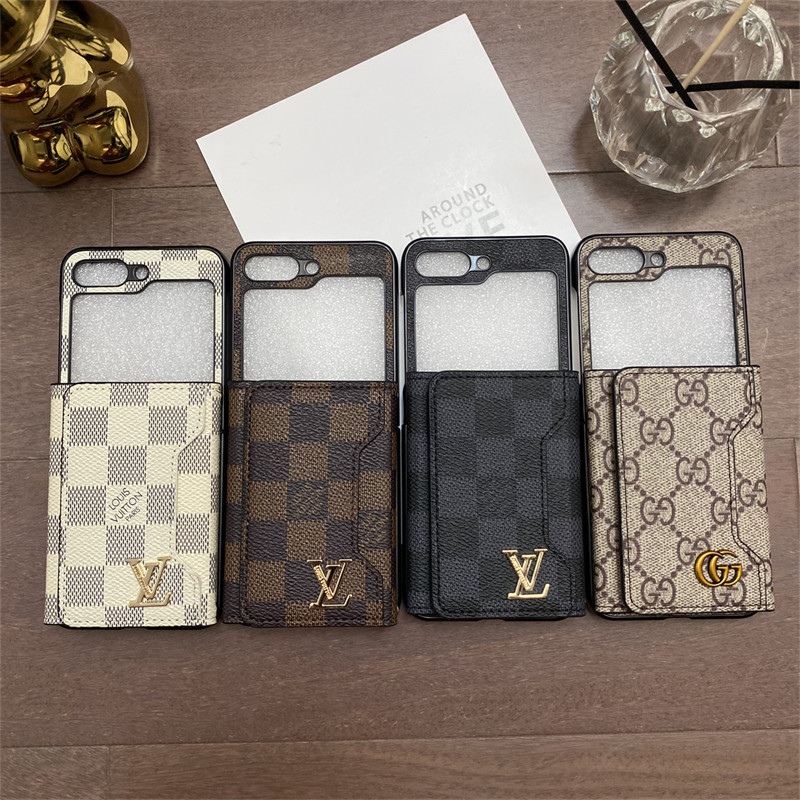 Lv gucci galaxy z fold7 6 5 flip6 7 case hülle coque leather women men