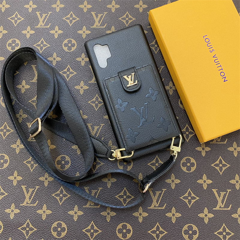 louis vuitton iPhone 16 pro 17 samsung s25 s24 Case Card Holder Leather Purse women men