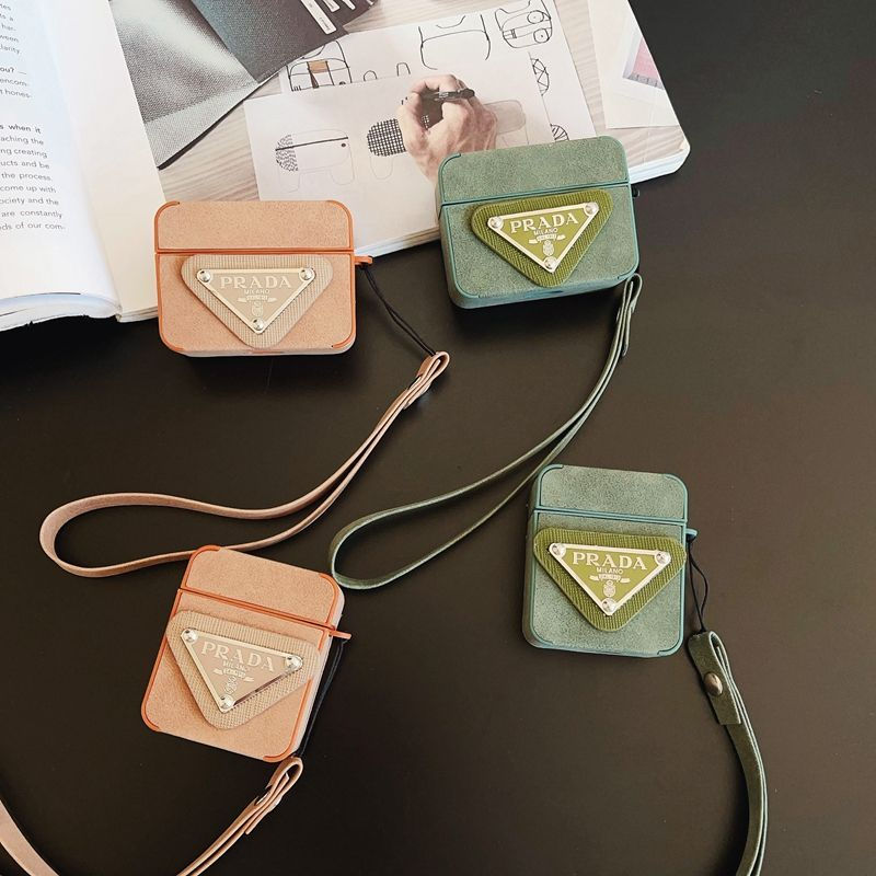  Prada Air Pods Pro/pro2 4 3 2 Custodia Hulle Funda Case Air Pods 4/3/2/1 Case Crossbody women men