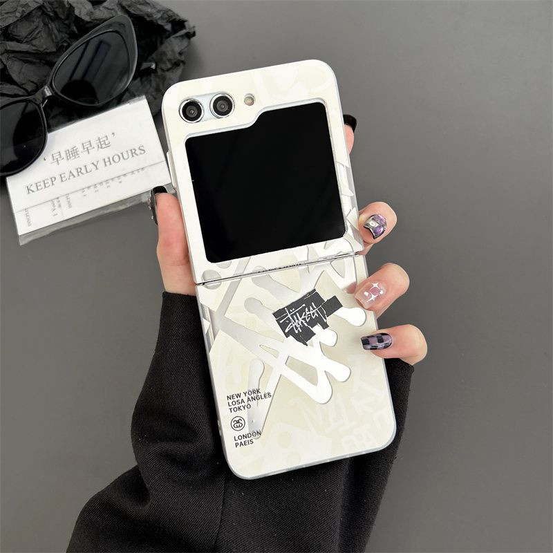 Stussy galaxy z flip7 6 5case hülle coque Stussy galaxy z flip4/5/6/7Case women men