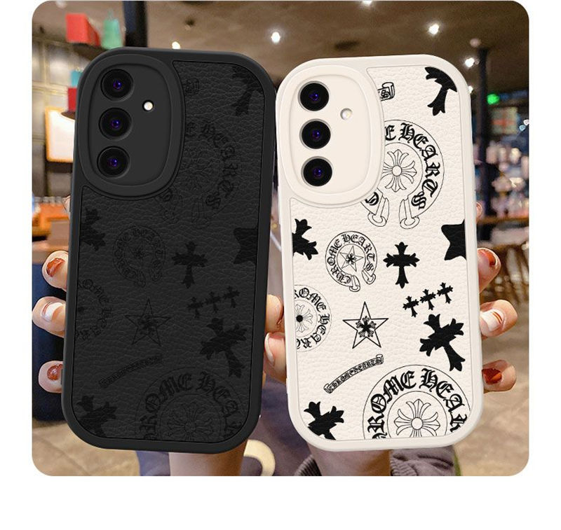 Chrome Hearts brand iPhone17 16 galaxy s25 ultra s24 plus case women men