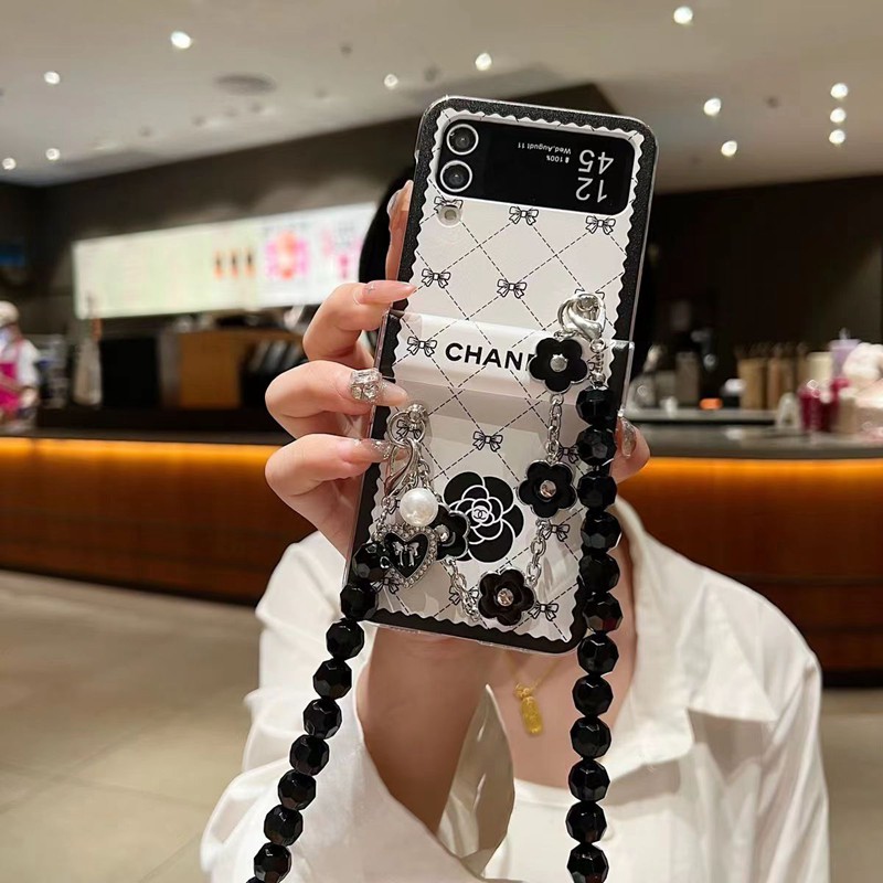 original brand Chanel galaxy z flip 6 7 Fashion Brand Full Cover