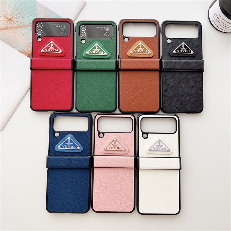 Prada galaxy z flip 6 7 Fashion Brand Full Cover ledertascheLuxury Prada galaxy z flip 6 5 7 Case