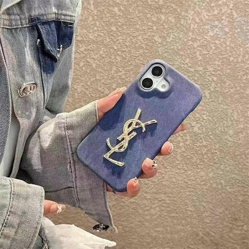 Ysl iPhone17 16 Pro Max 16e 17 plus case women men