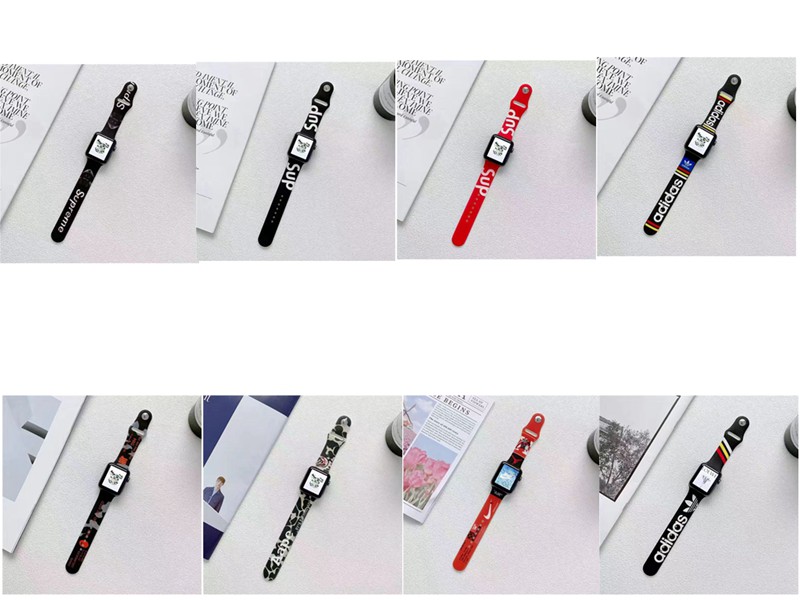 Supreme Adidas Nike lady men apple Watch s10/9/8/7/6/5/4/3/2/1/SE/SE2/Ultra bands