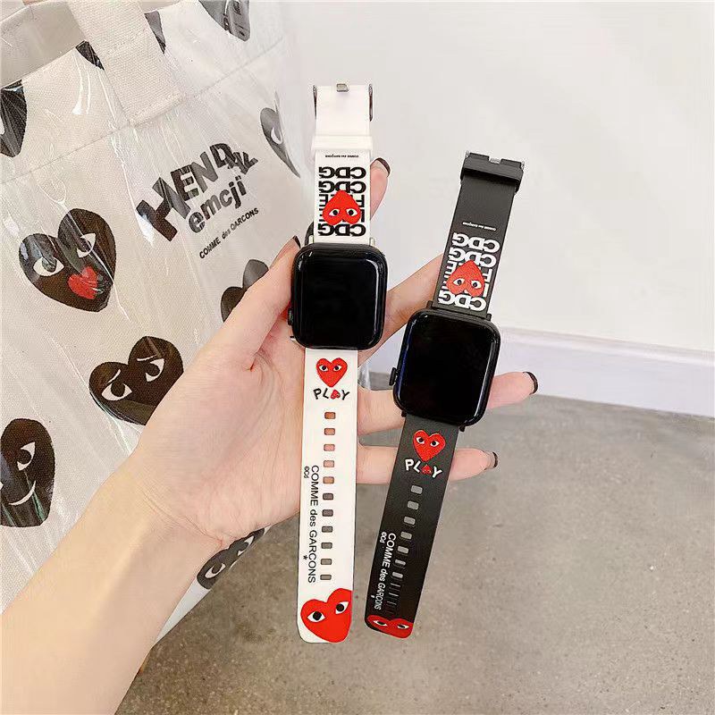 CDG Galaxy Buds3 2 3 pro Case Apple Watch Series 10 9 46 mm 45mm bands women men