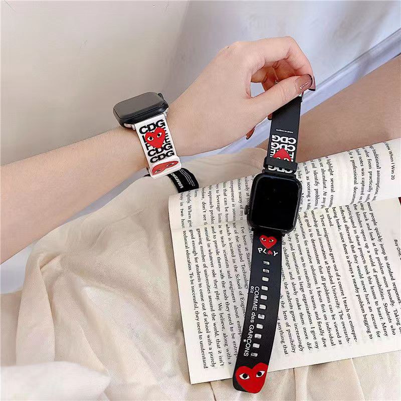 CDG Galaxy Buds3 2 3 pro Case apple watch series ultra ultra2 49mm belts bands wrist lady men