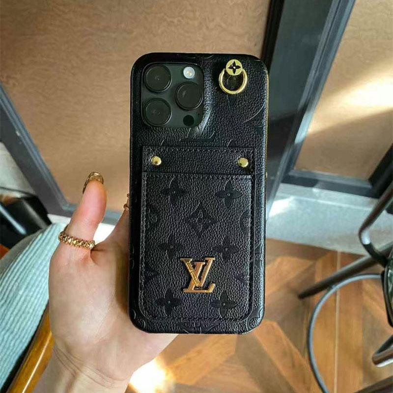 louis vuitton iPhone17 16 Pro Max 16e 17 plus case Card Holder Crossbody  women men
