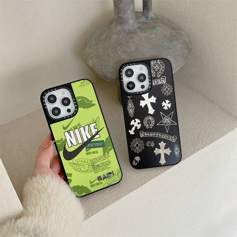original Nike Chrome Hearts iPhone17 16 Pro Max 16e 17 plus case cover