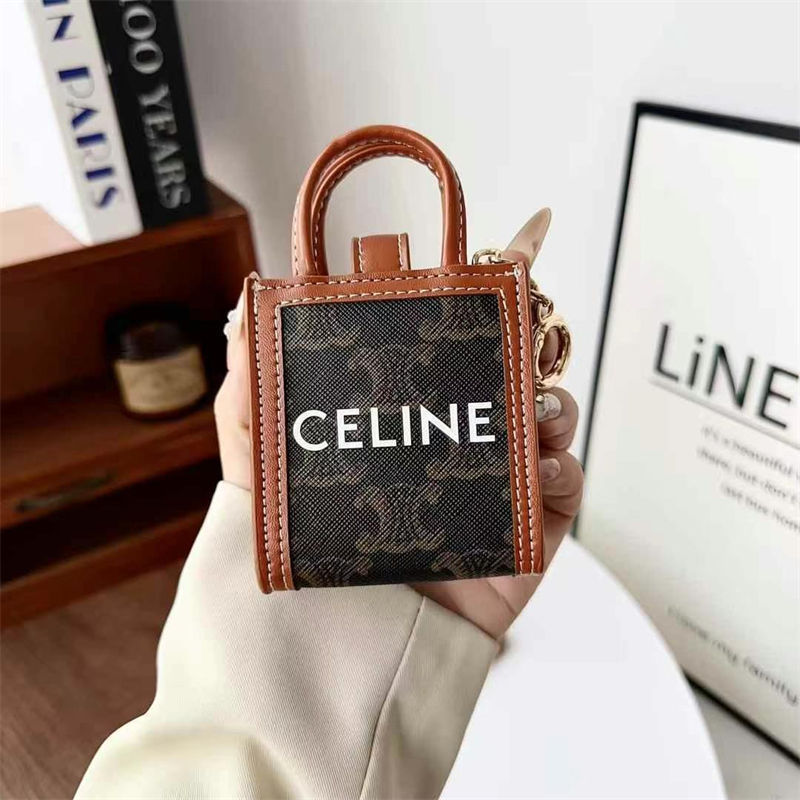 CELINE Galaxy Buds3 2 3 pro Case AirPods 4 3 2 pro2 Case leather airpods 4 pro2 Case men women