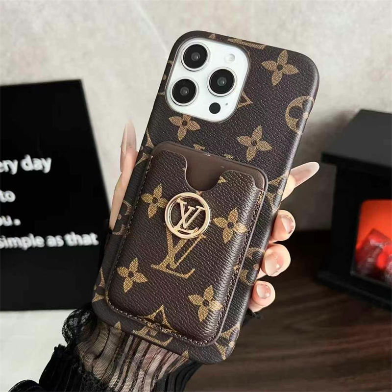 louis vuitton Gucci iPhone17 16 Pro Max 16e 17 plus case Card Holder women men