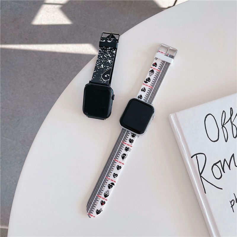 CDG apple watch s10/9/8/se2/ultra 2 49mm 44mm Sport Band
