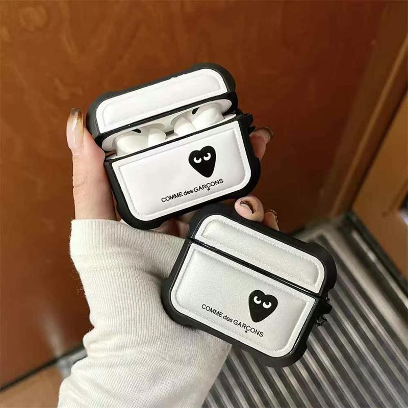 CDG AirPods 4 3 2 pro2 Case leather airpods 4 pro2 Case