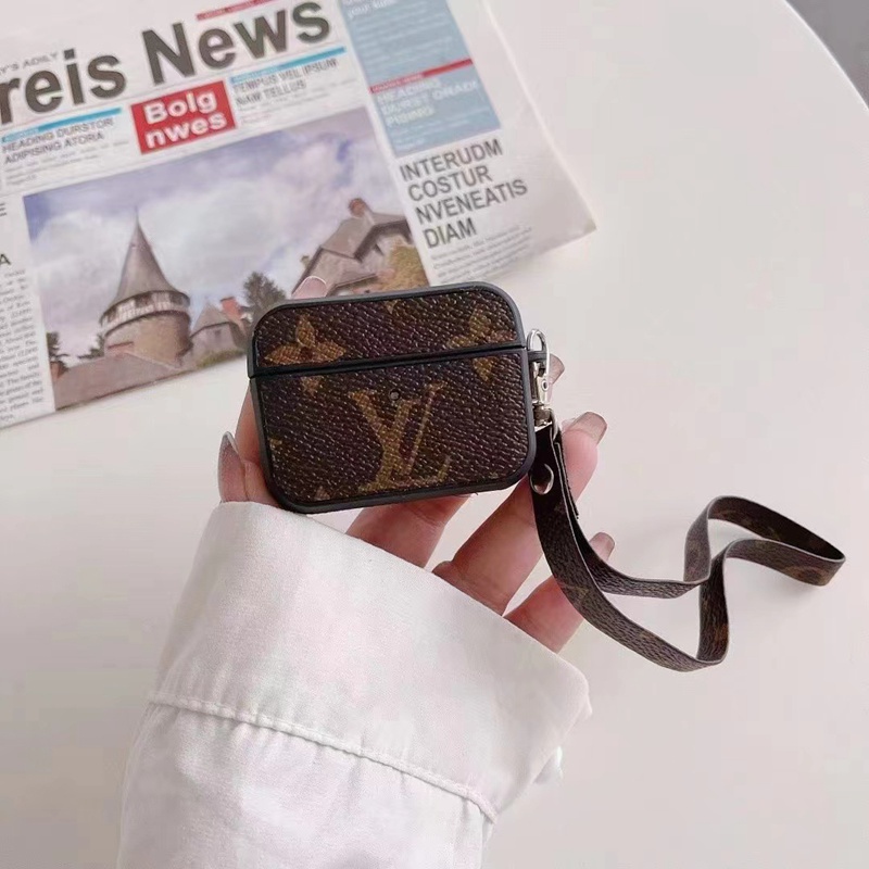 High Brand Cute louis vuitton AirPods 4 3 2 pro2 Case leather