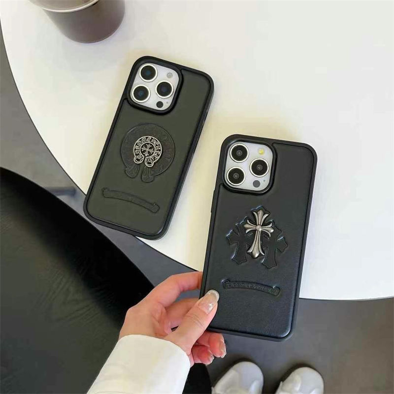 Fashion Chrome Hearts iPhone17 16 15 14 Brand Full Cover
