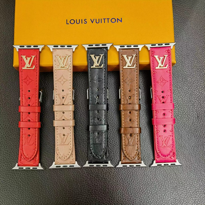 louis vuitton Galaxy Watch 6/6 Classic/5/4/4 Classic Apple Watch Series 10 9 46 mm 45mm bands women men